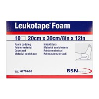 Leukotape Foam: Lámina de goma-espuma recortable (caja de 10 láminas)